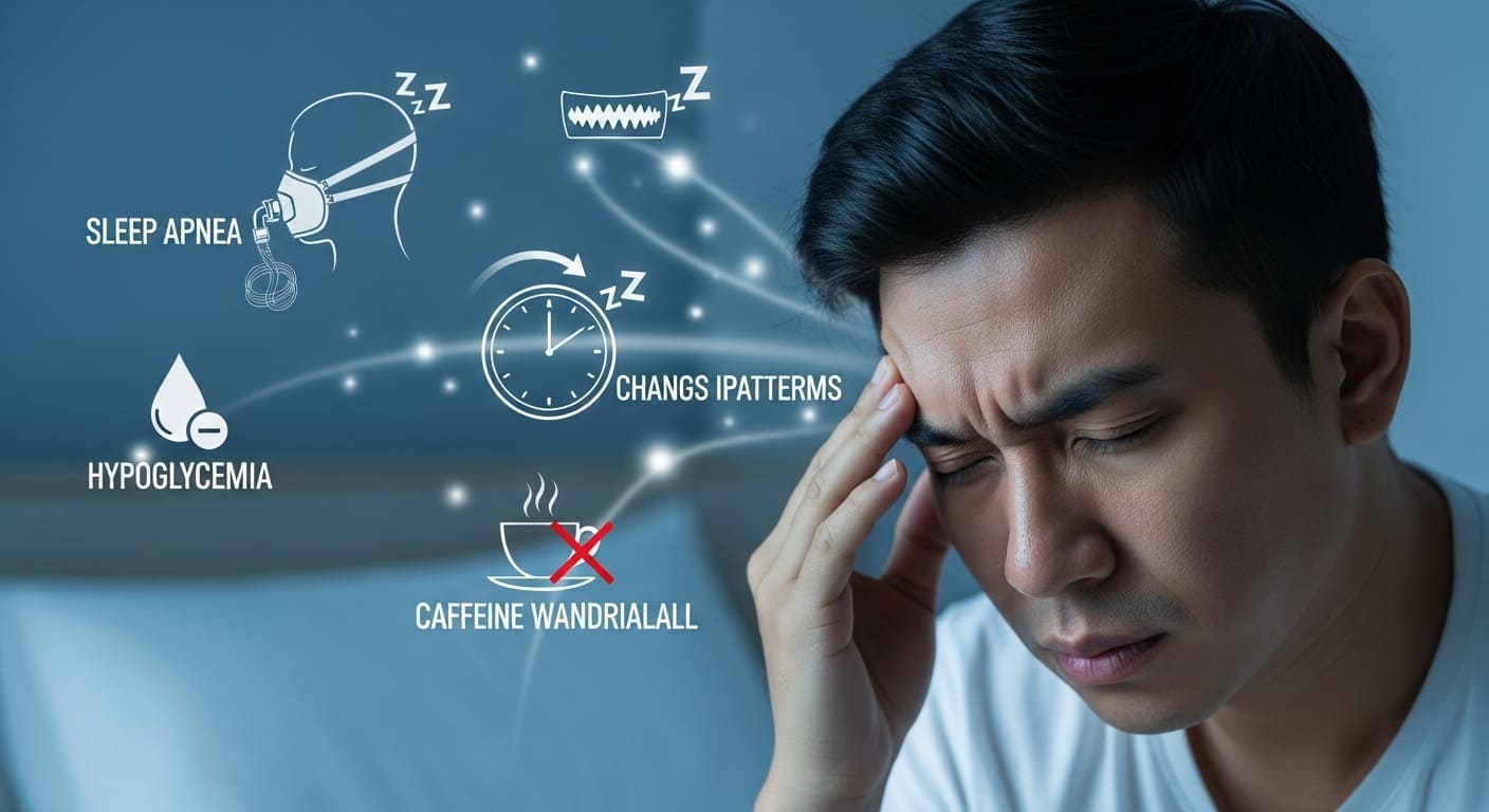 아침 두통, 혹시? 수면의 질과 두통의 상관관계