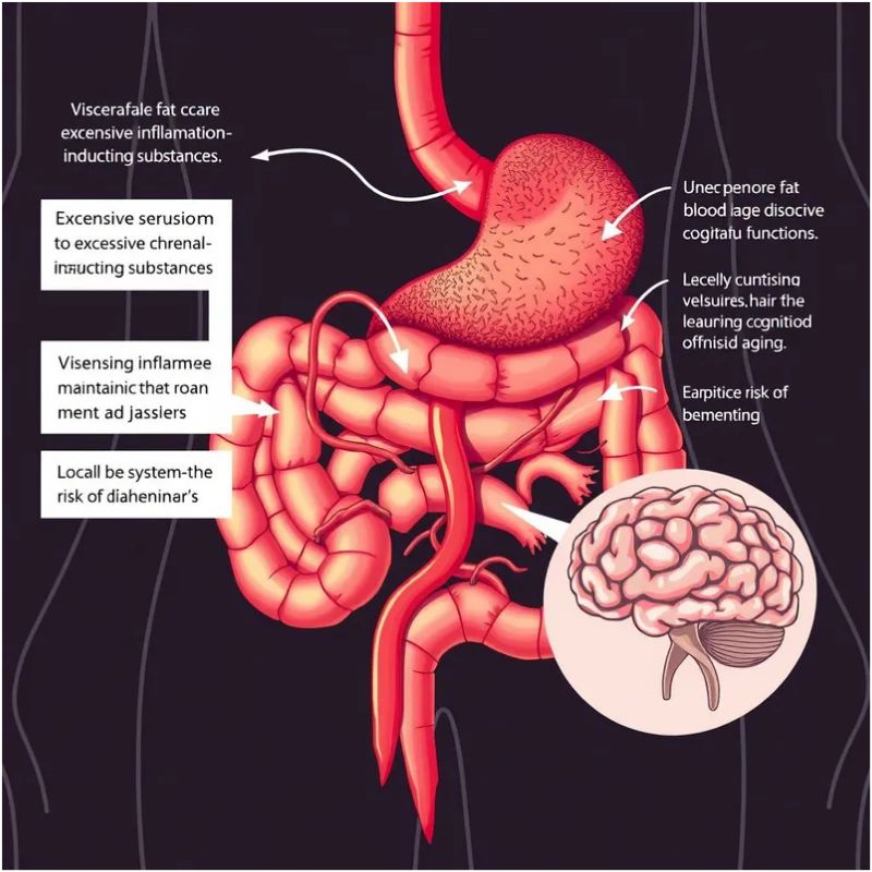 연구로 본 내장지방과 치매 연관성