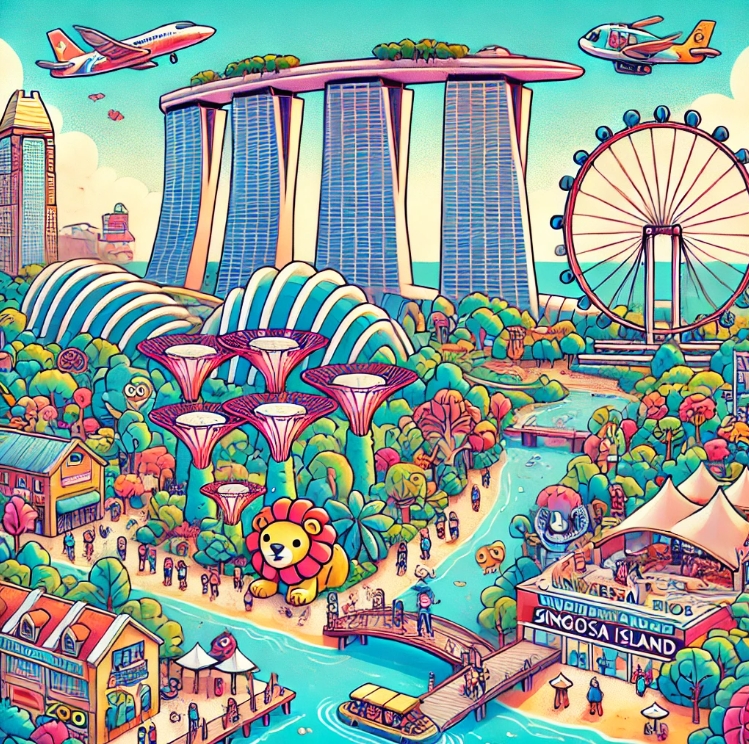 싱가포르 가족 여행 사진