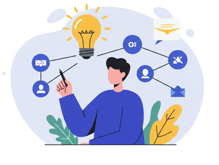 블로그 글, 클릭, 수익 흐름을 연결하며 구조를 깨닫는 장면