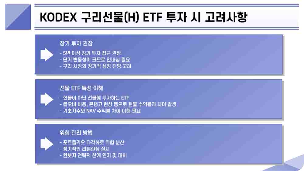 KODEX 구리선물(H) ETF 주가 수익률 투자 방법 전망