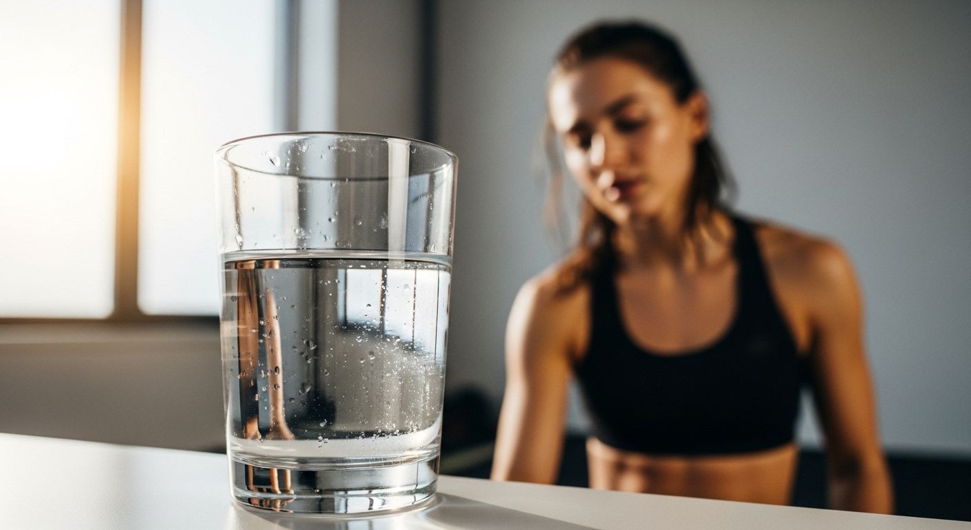 공복 유산소 운동 후 물 한 잔