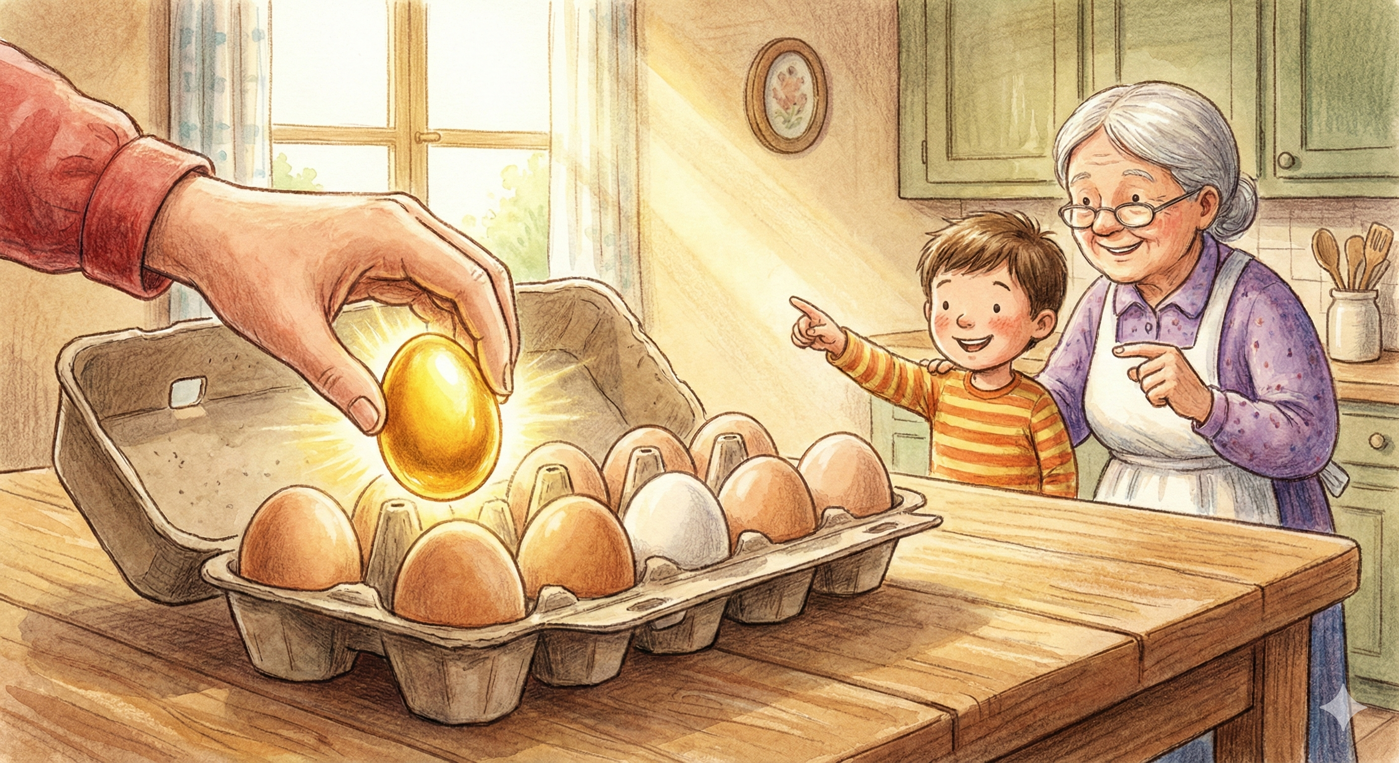 계랸판에서 황금알을 고르는 모습. 수많은 스타트업 중에 보석의 원석을 찾는 스타트업 크라우드 펀드 투자법과 같다.