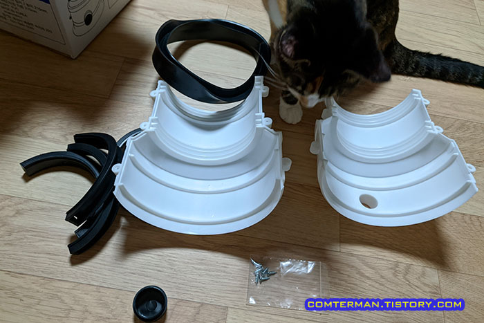 에이치컴퍼니 하수구 청정개폐기 내용물