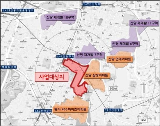 포스코건설, 신당8 재개발 단독 입찰 수주 유력