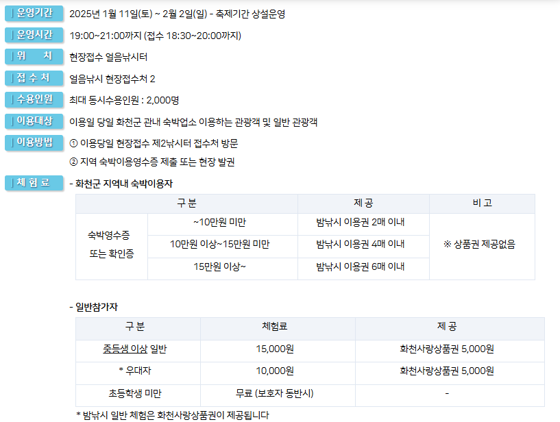 산천어 축제