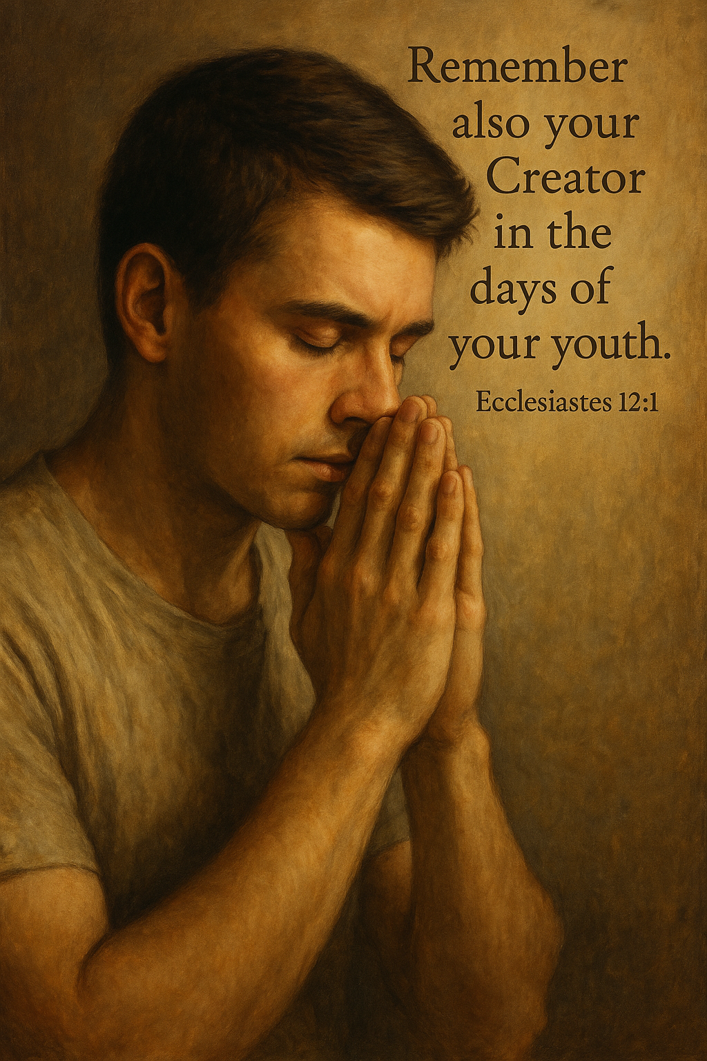 전 12:1 말씀을 보며 내가 창조자를 기억해야 할 것이 생각되었으며&amp;#44; 그 누구보다도 하나님을 기억하는 모습입니다.