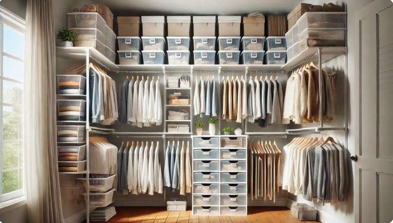 옷장 속 공간을 2배로 늘리는 정리