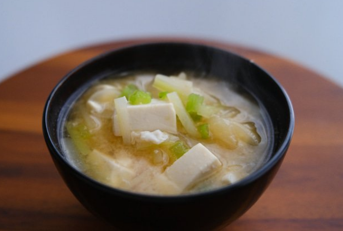 일본인의 혈관 건강 음식 미소된장국