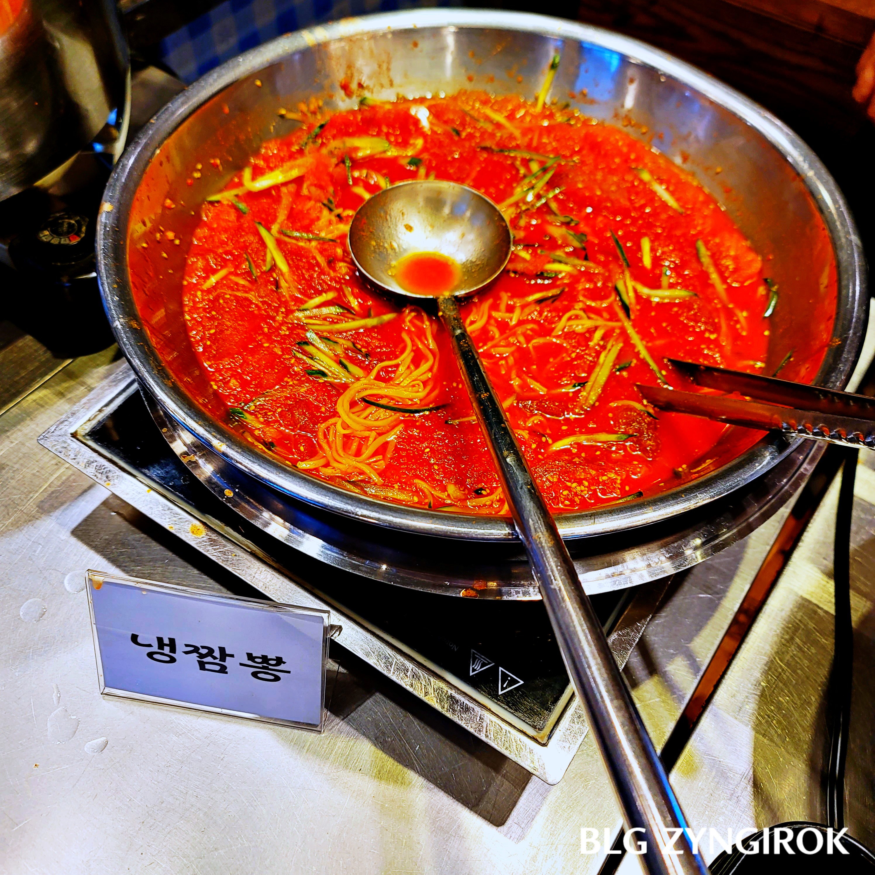 하얼빈 - 냉짬뽕 모습이다.