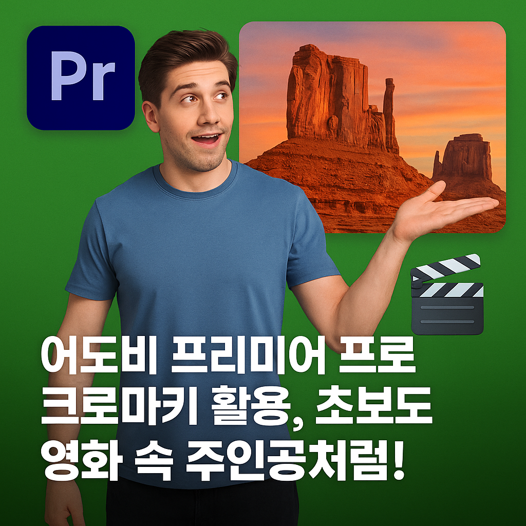 어도비 프리미어 프로 크로마키 활용, 초보도 영화 속 주인공처럼! 🎬
