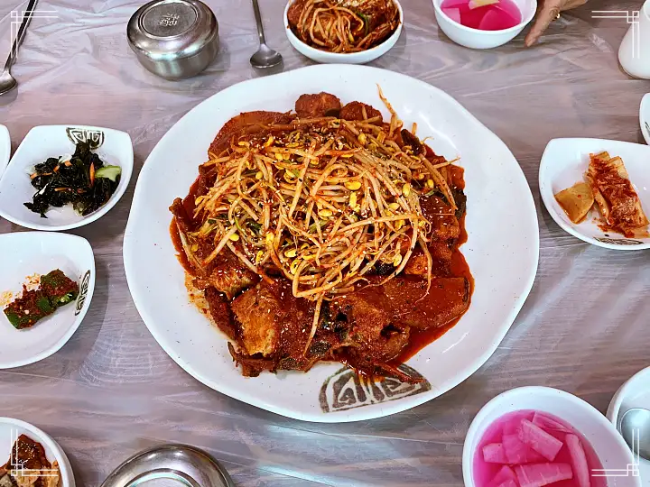 백반기행 모듬생선찜 문희경 편 장치 가오리 생선찜 대구뽈찜 울진 맛집 소개