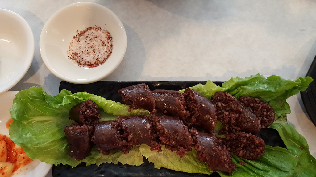 단양 구경시장 순대 예시 사진