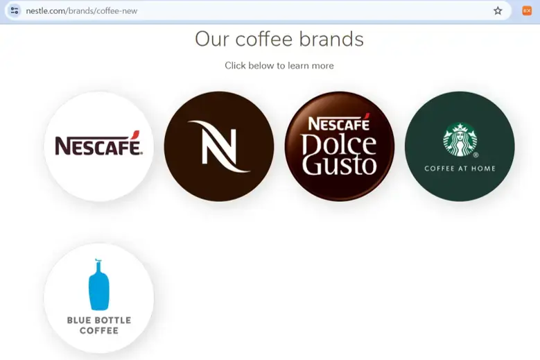 네슬레 커피 브랜드