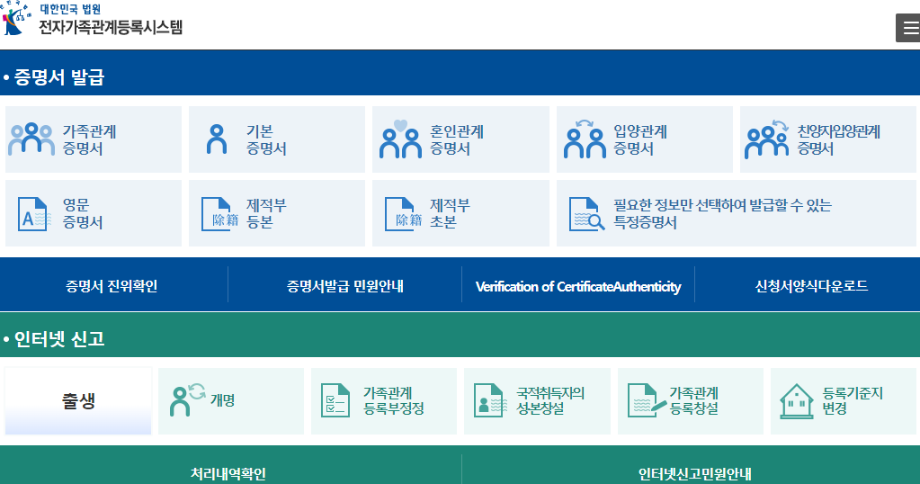 기본증명서