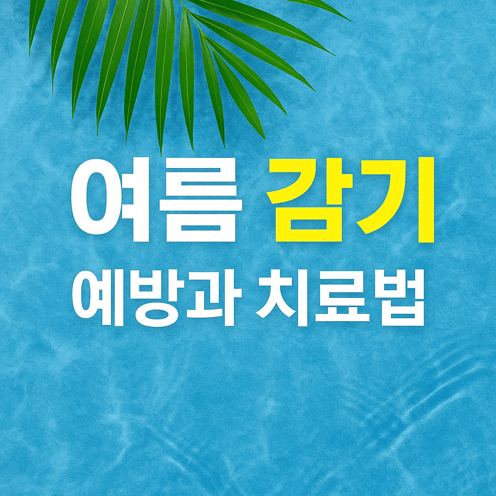 여름 감기 예방과 치료법 냉방병 벗어나기