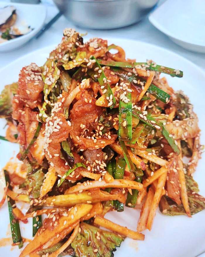 성동구 골목 노포 맛집 여수 직송 서대 요리 막걸리 서대회 무침