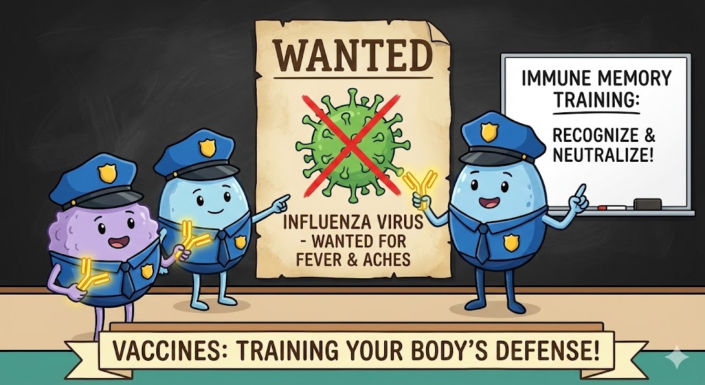 면역 훈련을 시키는 백신