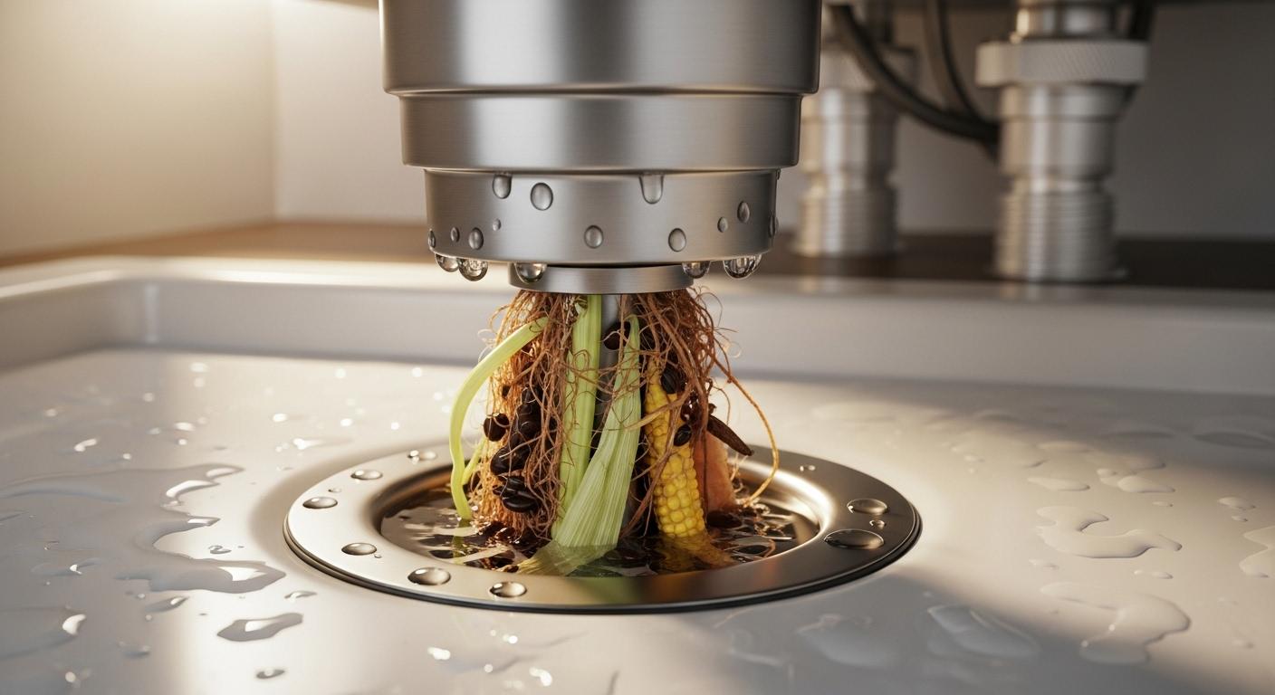 배수 문제 음식물처리기