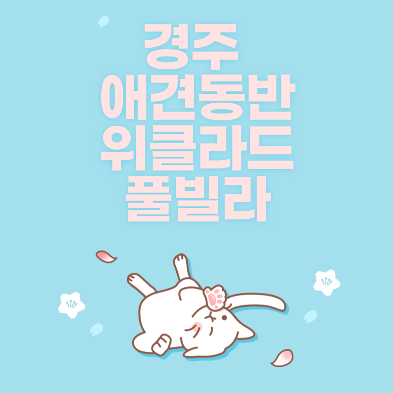 경주 애견동반 펜션