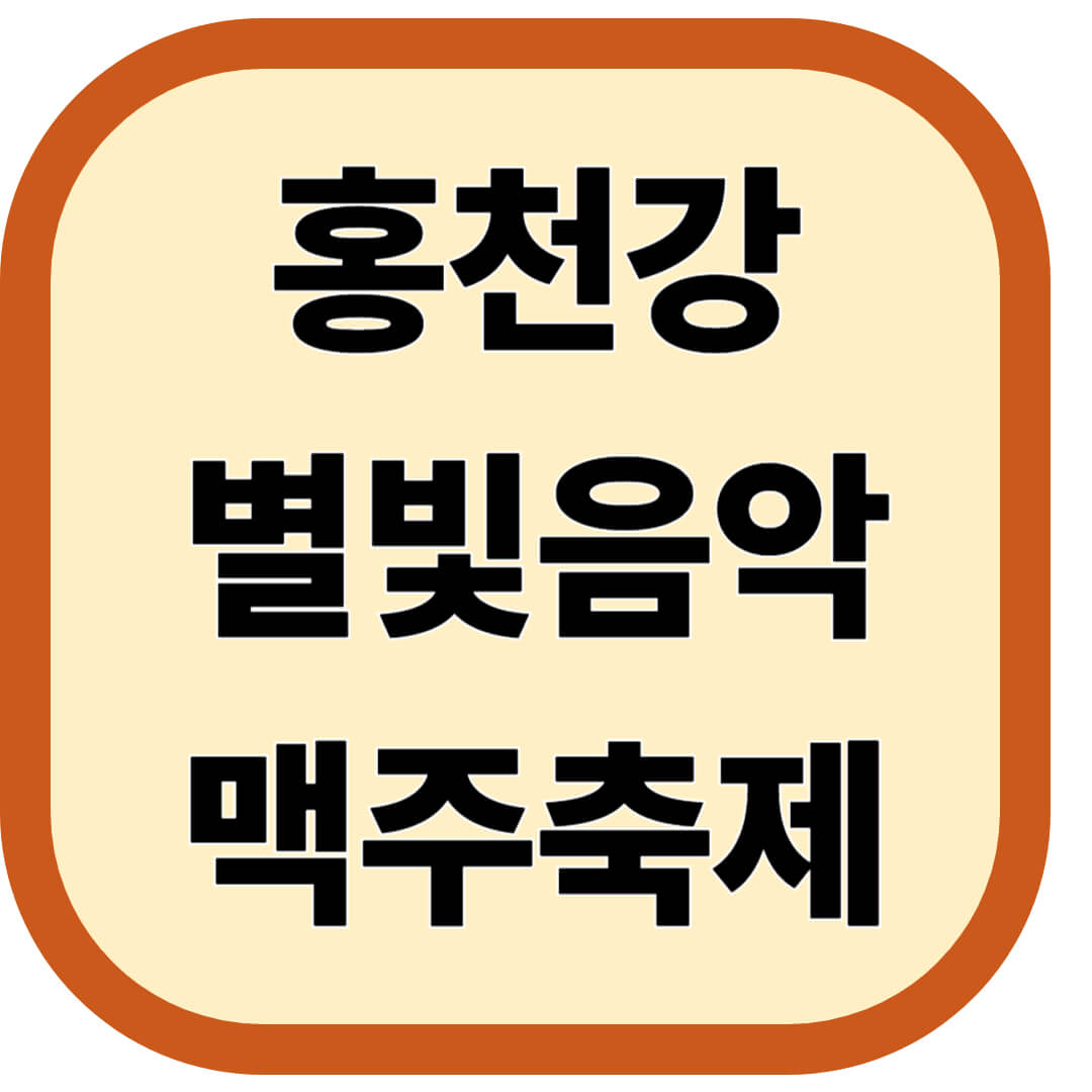 홍천강 별빛음악 맥주축제