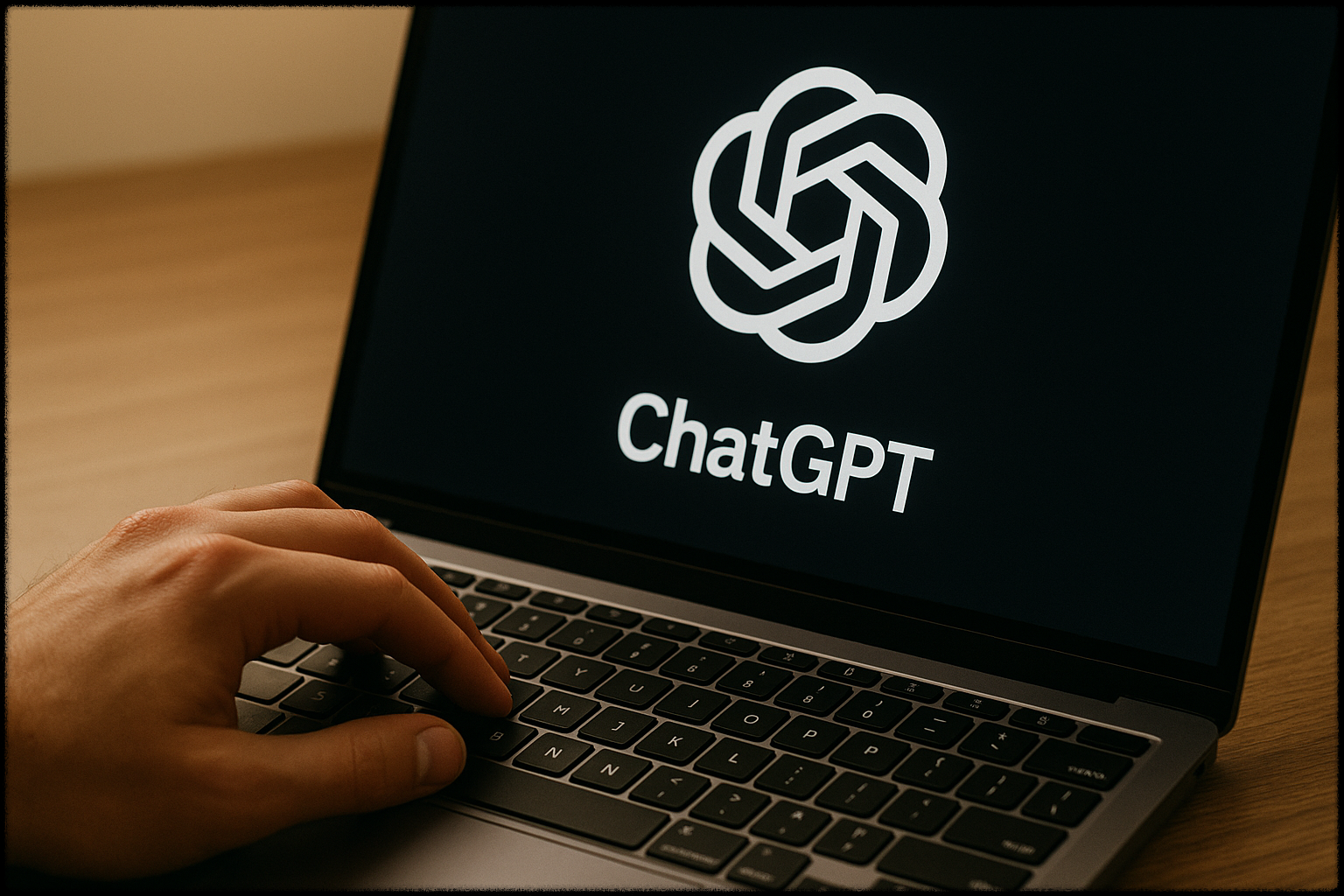 ChatGPT를 사용하는 사용자의 모습