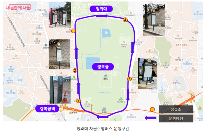 청와대자율주행코스