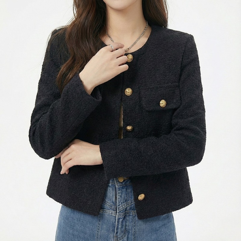 장도연 트위드 자켓