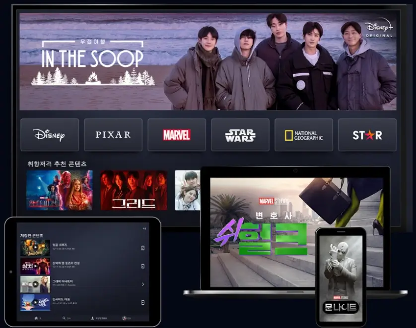 디즈니플러스가격