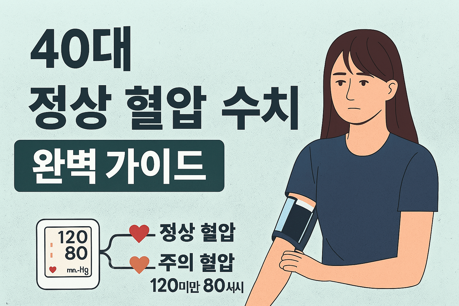 40대 정상 혈압 수치 - 사진