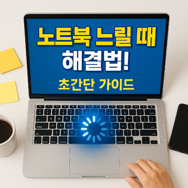 노트북 느릴때 해결법 썸네일 이미지입니다.