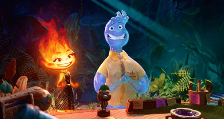 엘리멘탈 영화의 한 장면