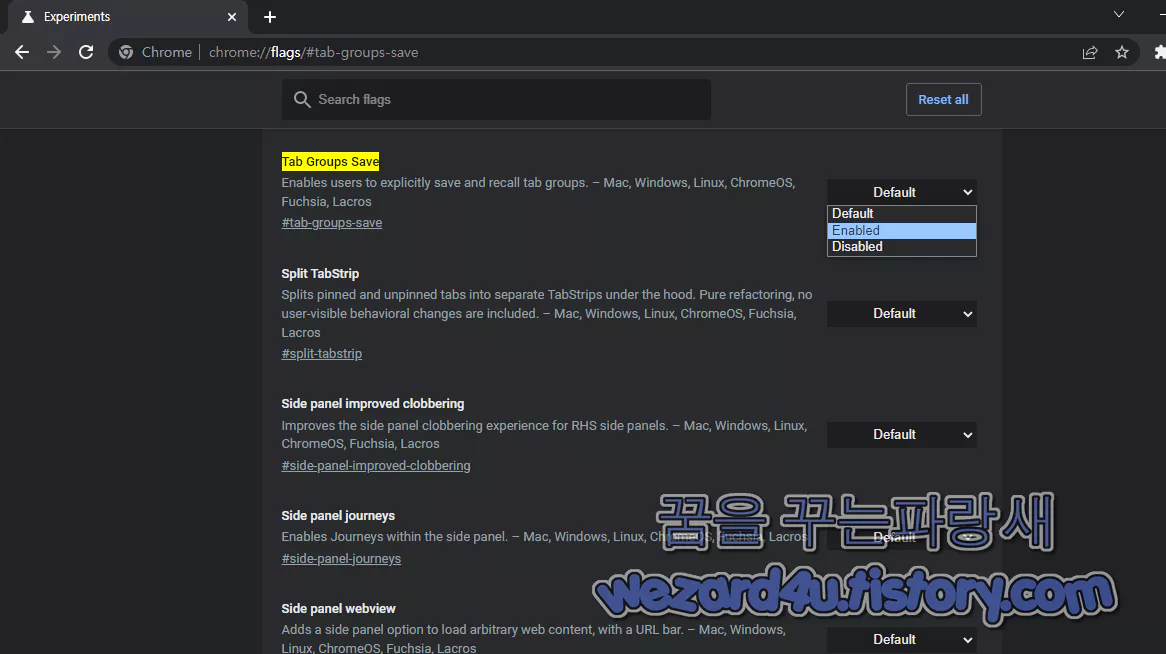 Tab Groups Save