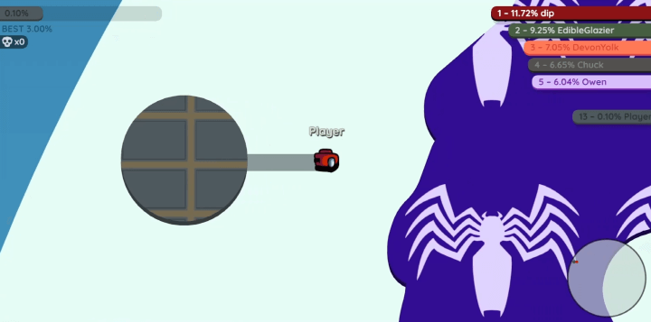 땅따먹기-게임하기-페이퍼아이오(Paper.io2)-시작-화면