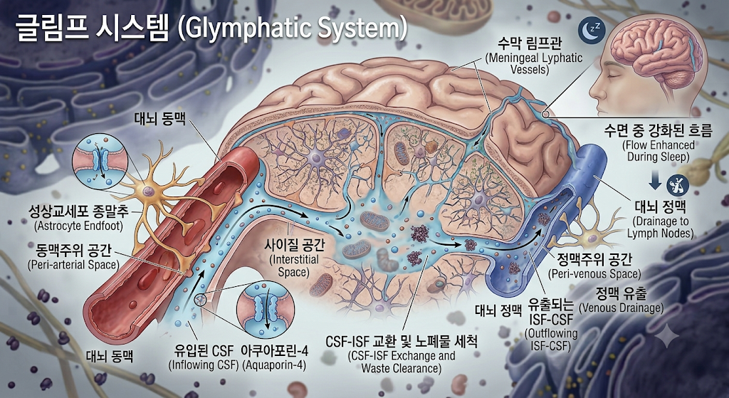 뇌의 글림프 시스템 설명
