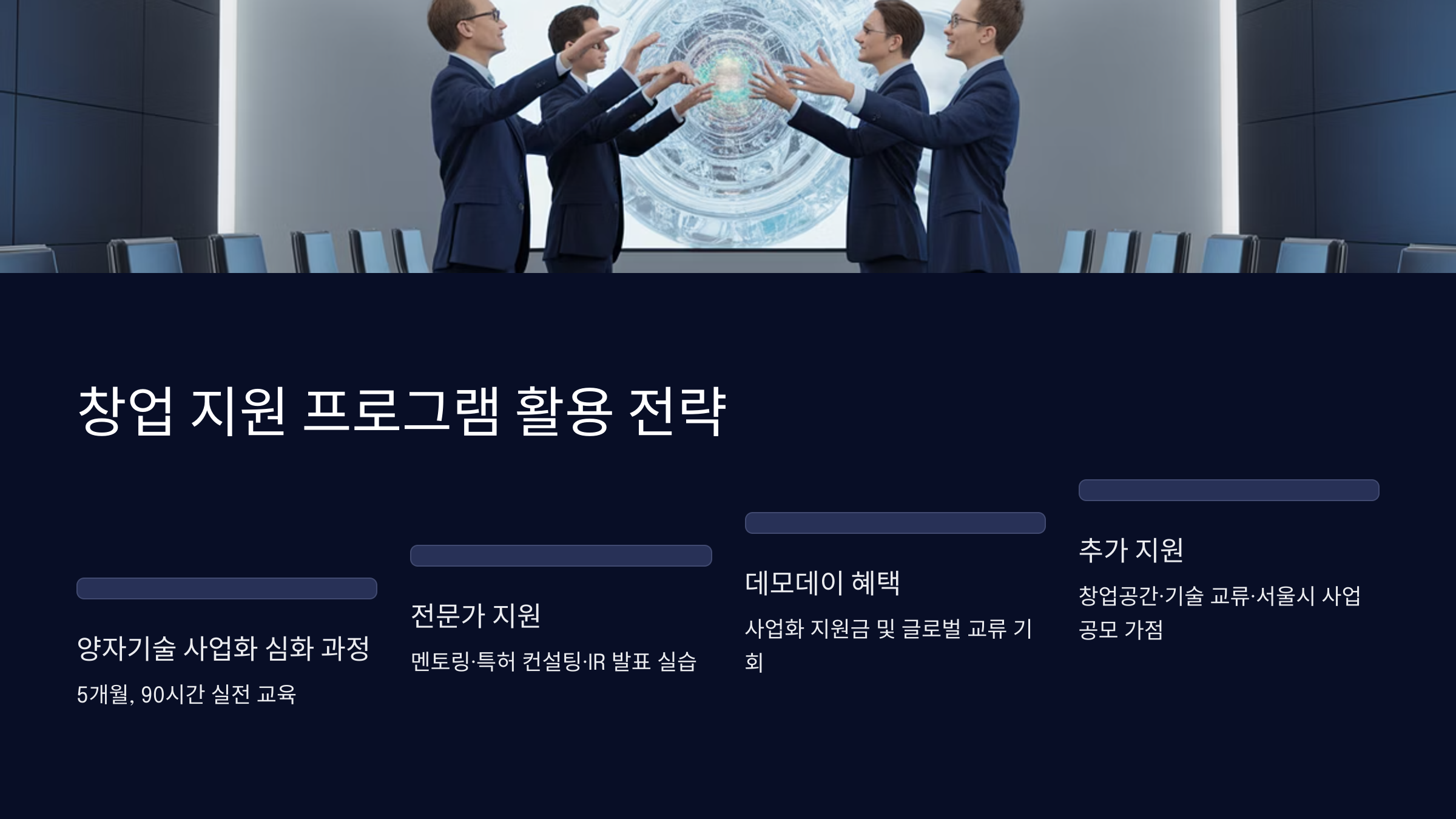 창업 지원 프로그램 활용 전략