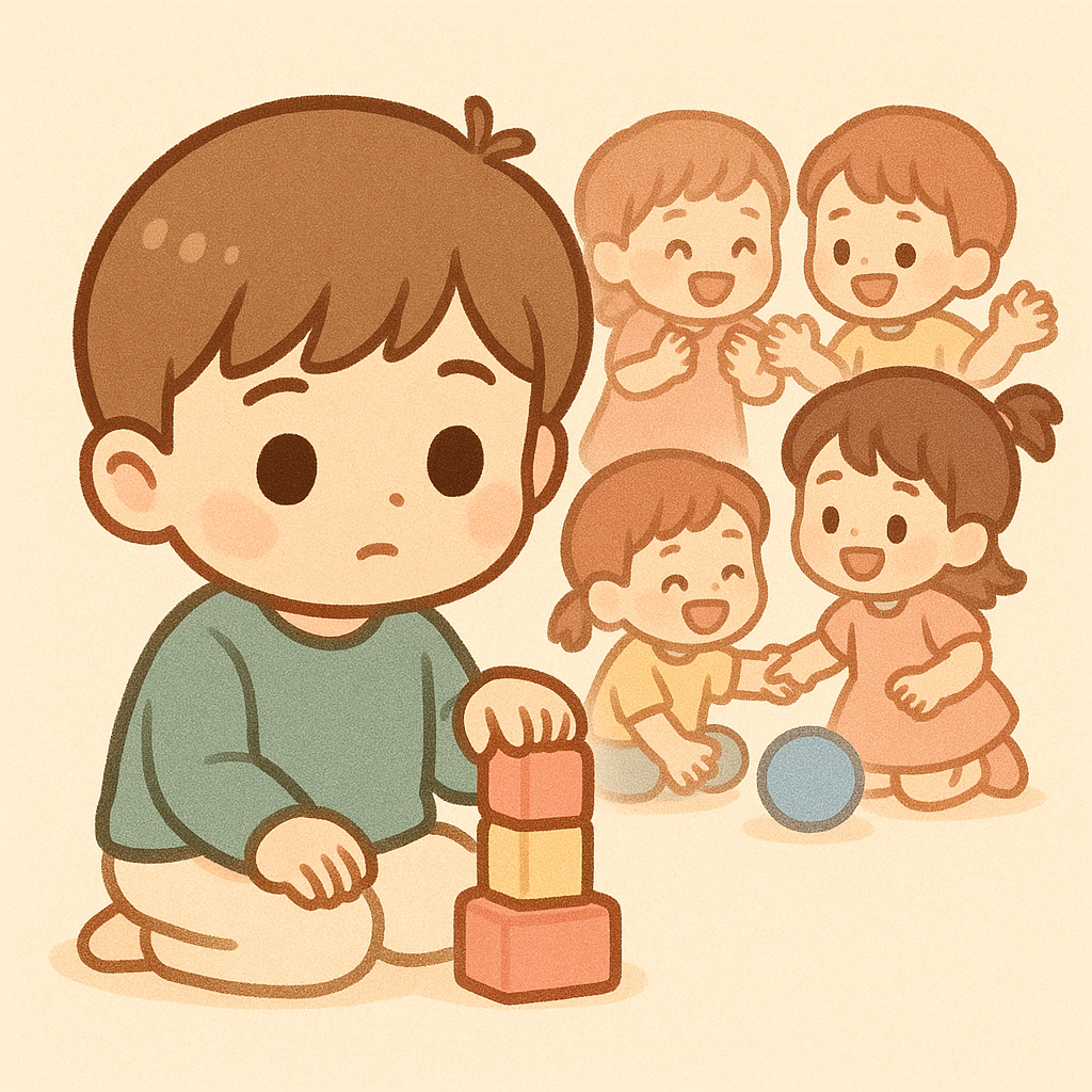 혼자 놀이하는 아이