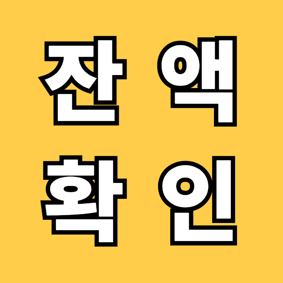 민생회복지원금 잔액확인