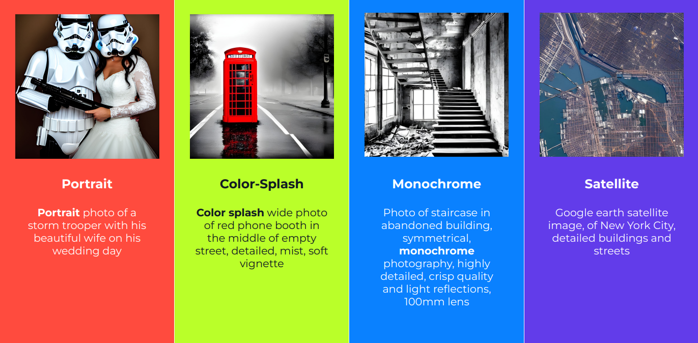 사진 스타일 비교 - 폴라로이드, 틸트-쉬프트, 제품샷, 장노출