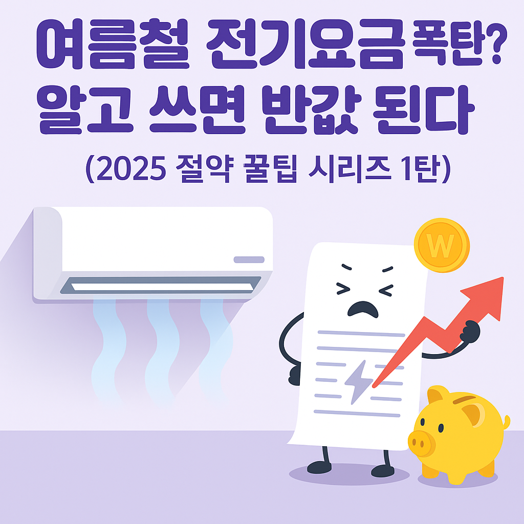 여름철 에어컨 사용 절전 이미지