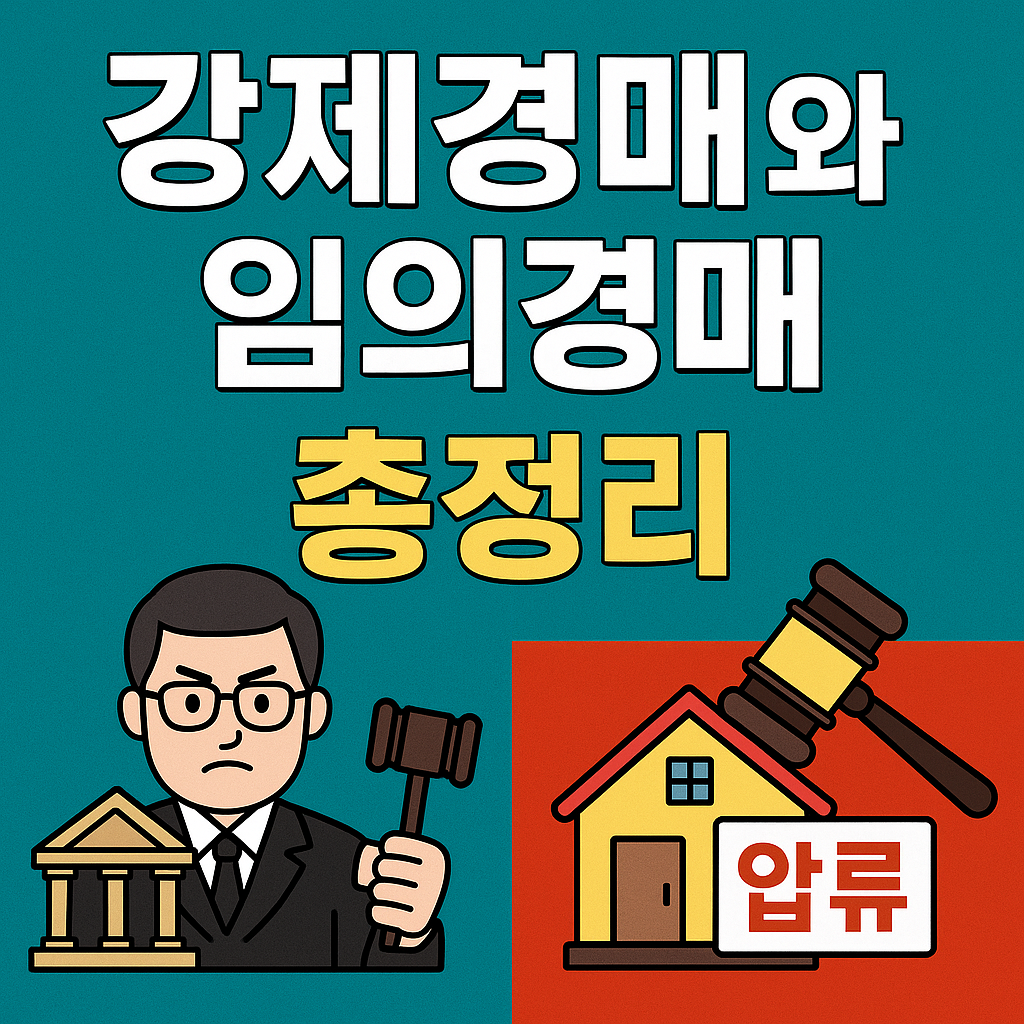 강제경매와 임의경매, 그 차이와 절차 총정리
