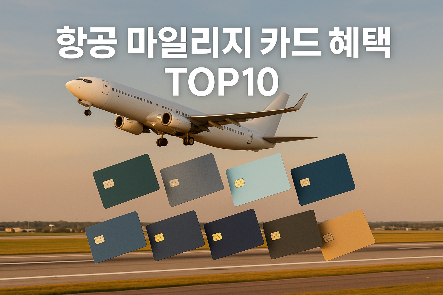 항공 마일리지 카드 혜택 TOP 10