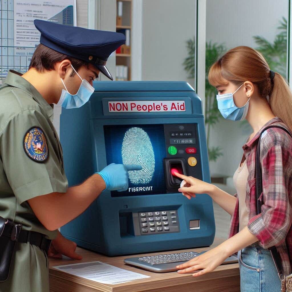 무인민원발급기 지문