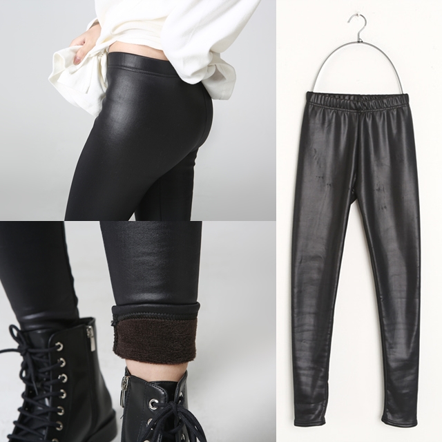 융 안감 밴더 레더 래깅스 HG-00303