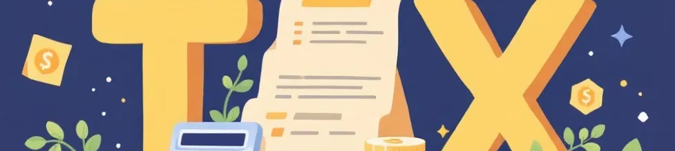 개인사업자 부가세신고 - Tax 문구 이미지