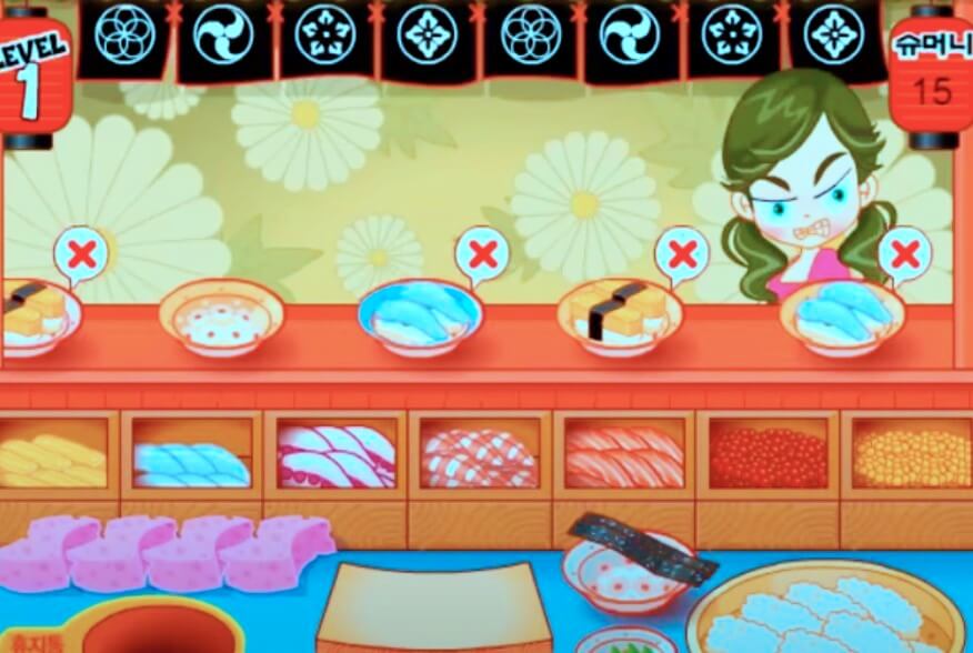 슈게임 슈의 회전초밥