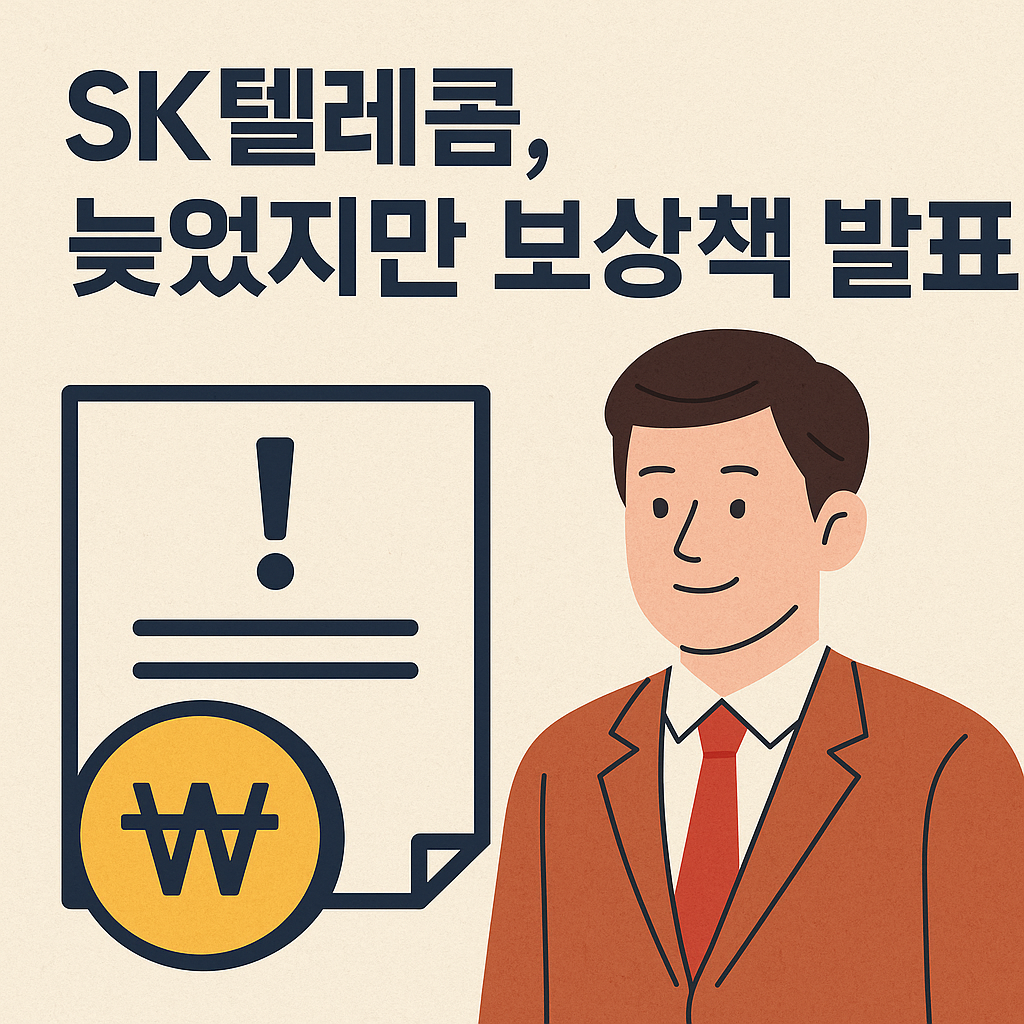 SK텔레콤 보상책 발표