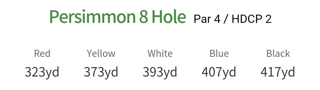 솔모로 컨트리클럽 퍼시몬코스 8