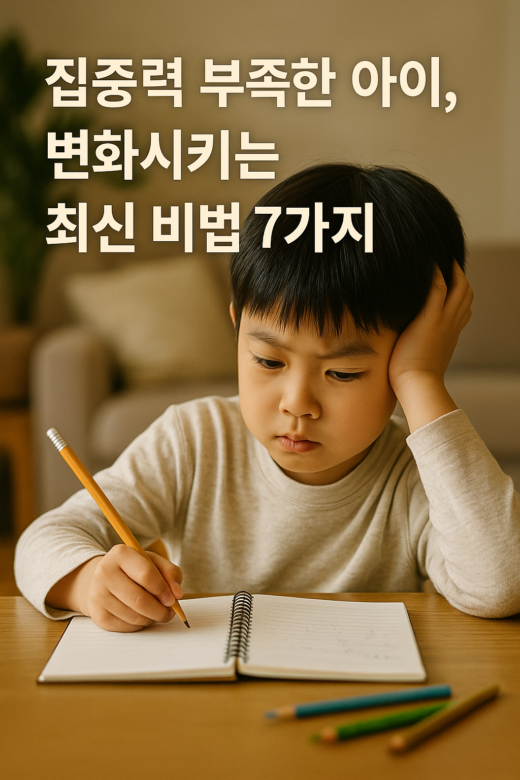 집중력 부족한 아이, 변화시키는 최신 비법 7가지!