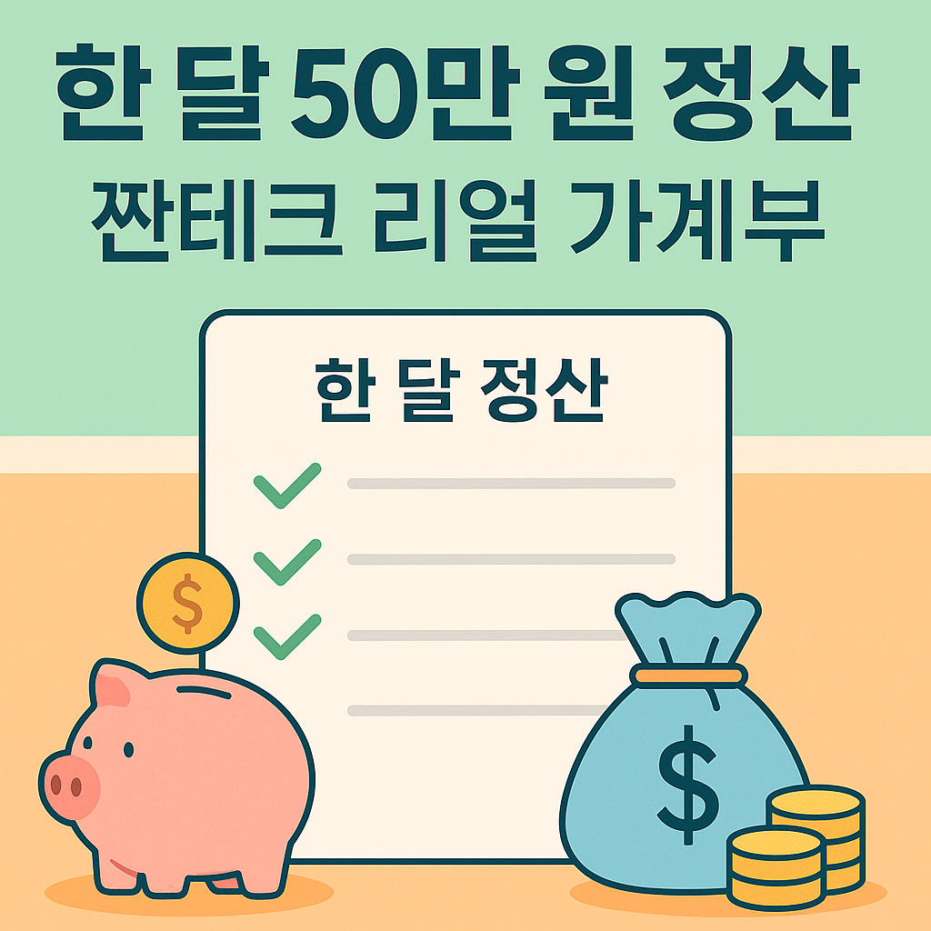 생활비 50만원 챌린지 최종편! 4주차 지출 + 한 달 종합 정산 리얼 공개